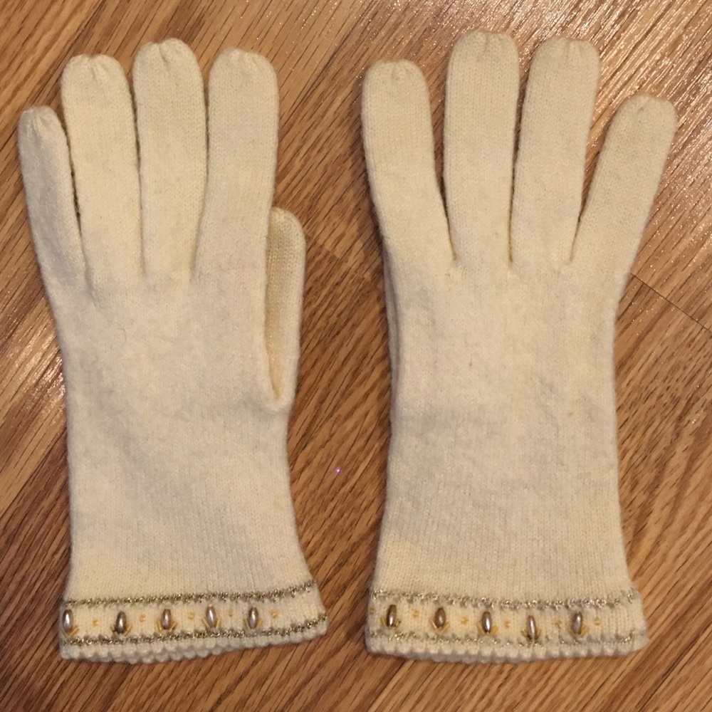 Vintage girls‎ wool dress gloves